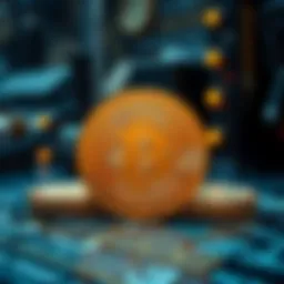 A conceptual representation of Bitcoin's origin and technology