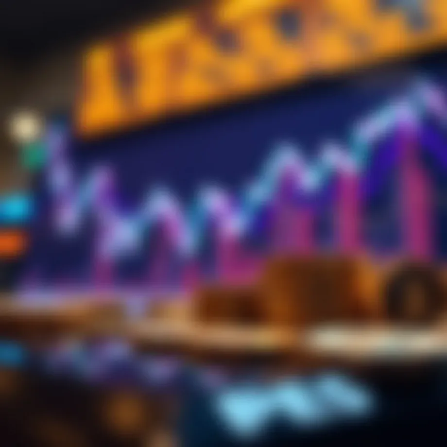 A visual representation of cryptocurrency market trends