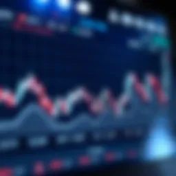Graph illustrating cryptocurrency market trends