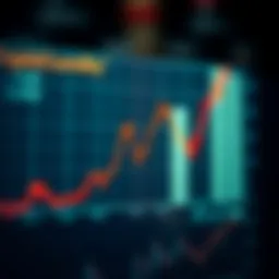 A graph illustrating cryptocurrency volatility